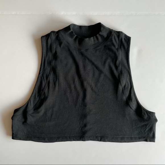 lululemon athletica Tops - Lululemon All Yours Mock Neck Crop Tank